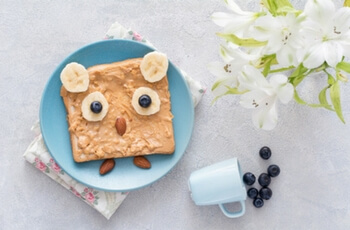 Breakfast foods.